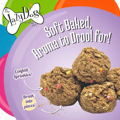 Birthday Cake Bites Dog Treats – 5 oz | Lazy Dog Cookie Co. - Dog.Dog.Cat.
