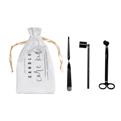 Black Candle Care Kit - Sweet Water Decor - Candle Tools