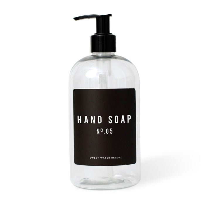 Black Text Labels for Plastic and Glass Dispensers - Sweet Water Decor - Dispensers