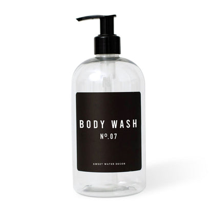 Black Text Labels for Plastic and Glass Dispensers - Sweet Water Decor - Dispensers