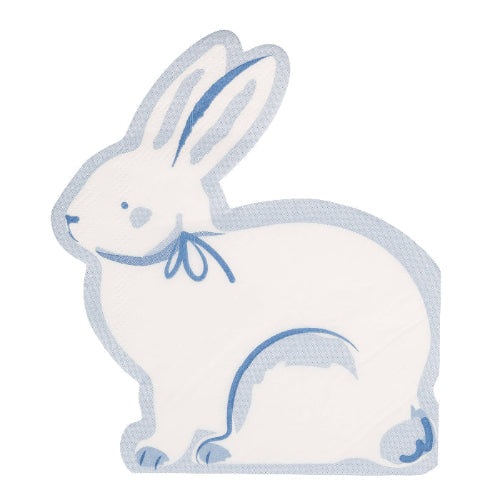 My Mind’s Eye BLU1238 - Bunny Shaped Dinner Napkin