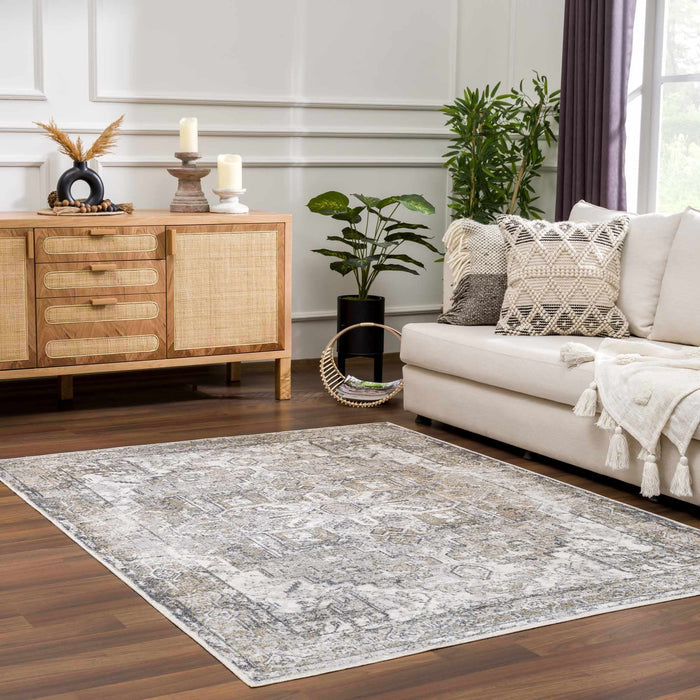 Blue Hera Washable Area Rug - Sweet Water Decor - Rugs