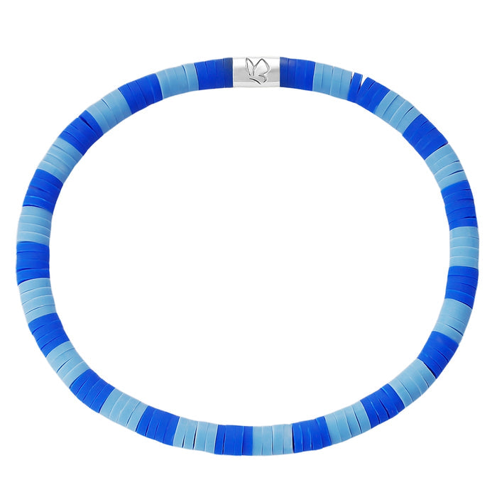 BLUE VIBES Armband silber