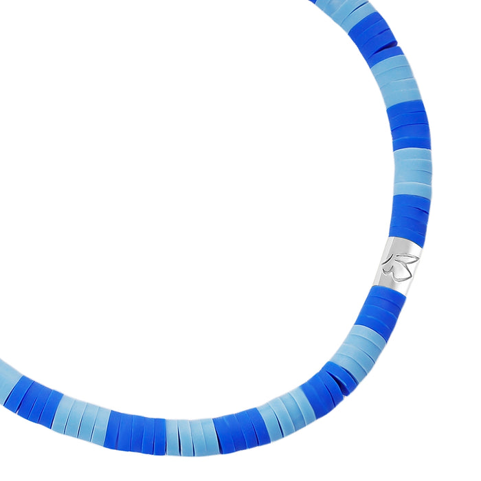 BLUE VIBES Armband silber