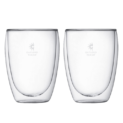 Custom Bodum Pavina 12oz Double Wall Glass Two Piece Set - Corporate Gifts
