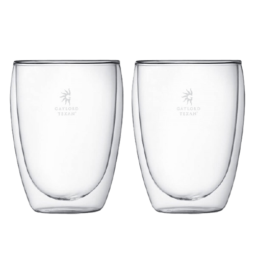Custom Bodum Pavina 12oz Double Wall Glass Two Piece Set - Corporate Gifts