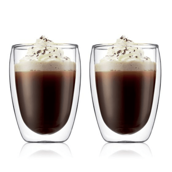 Custom Bodum Pavina 12oz Double Wall Glass Two Piece Set - Corporate Gifts
