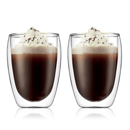 Custom Bodum Pavina 12oz Double Wall Glass Two Piece Set - Corporate Gifts