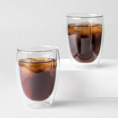 Custom Bodum Pavina 12oz Double Wall Glass Two Piece Set - Corporate Gifts