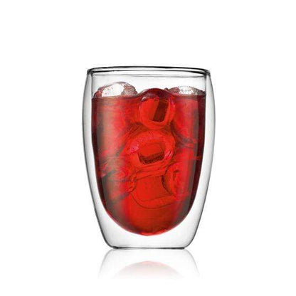 Custom Bodum Pavina 12oz Double Wall Glass Two Piece Set - Corporate Gifts