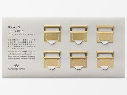 Brass Index Clips