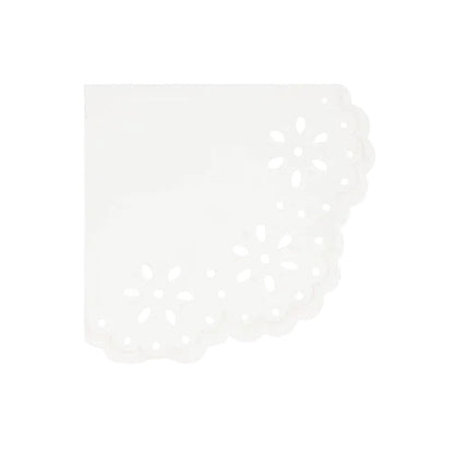 Meri Meri Broderie Anglaise Lace White Large Napkins