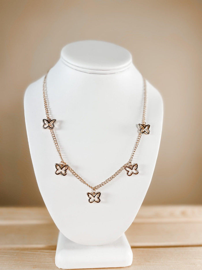 Brooks Necklace, Gold
