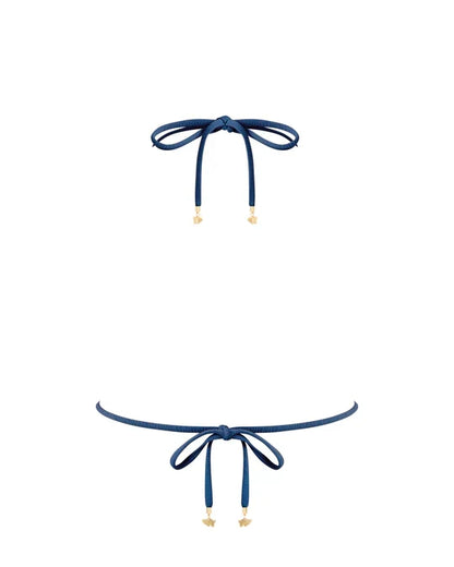 Cadiz Triangle Bikini Top Navy