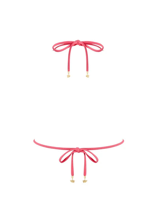 Cadiz Triangle Bikini Top Pink Lemonade