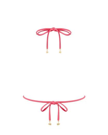 Cadiz Triangle Bikini Top Pink Lemonade