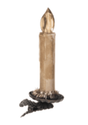 Creative Co-op Christmas Single Clip On Candle Candle Clip-on Ornaments (Choose Qty)