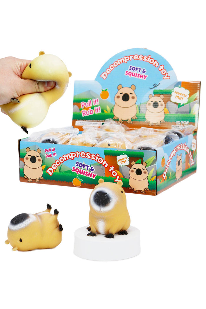 Capybara Fluffy Slime Filled TPR Squishy Toy (1 PIECE)