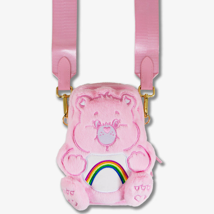 Care Bears™ Plush Crossbody Phone Wallet - Cheer Bear