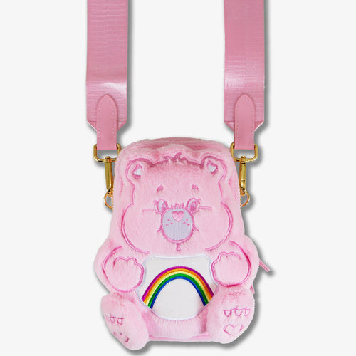 Care Bears™ Plush Crossbody Phone Wallet - Cheer Bear