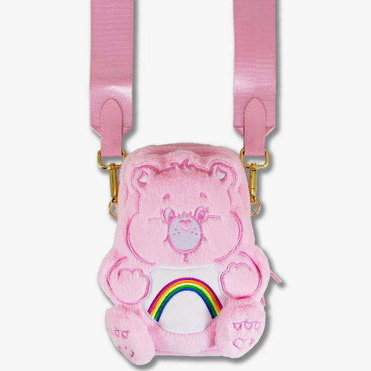 Care Bears™ Plush Crossbody Phone Wallet - Cheer Bear