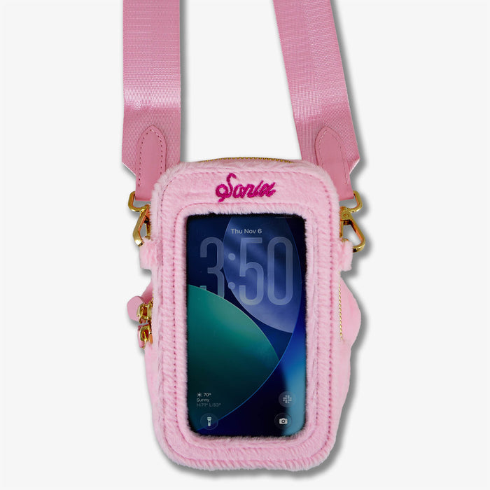 Care Bears™ Plush Crossbody Phone Wallet - Cheer Bear