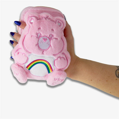 Care Bears™ Plush Crossbody Phone Wallet - Cheer Bear