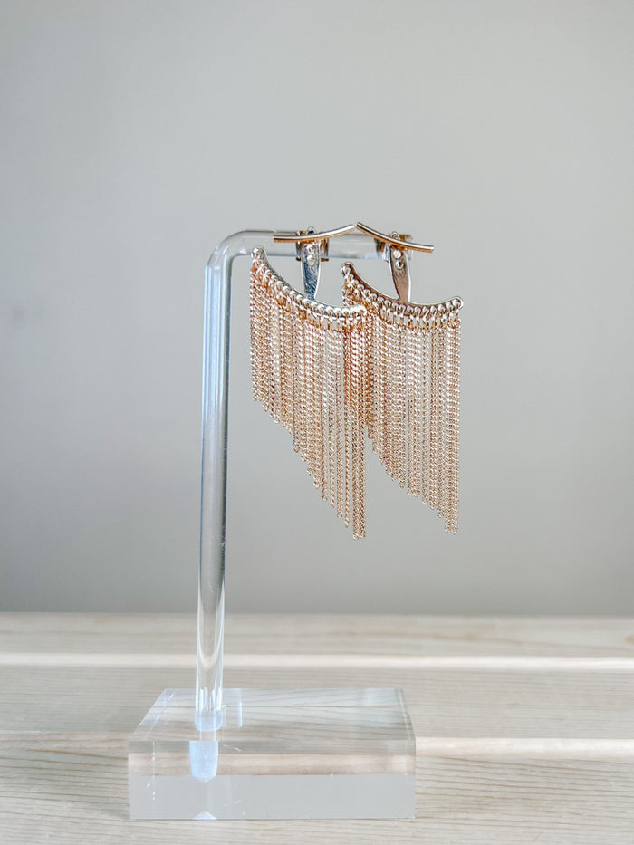 Cassandra Ear Jacket, Gold