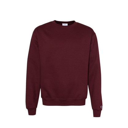 Maroon / S Custom Champion Unisex Powerblend Crewneck Sweatshirt - Corporate Gifts