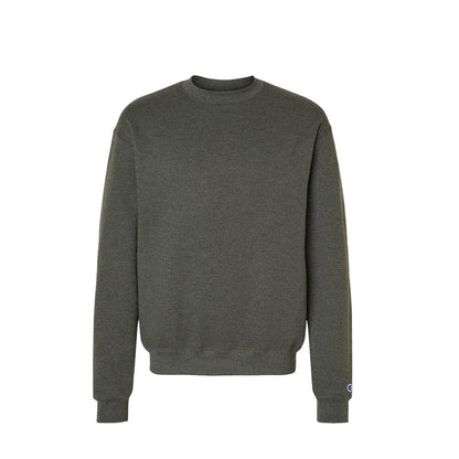 Dark Green Heather / S Custom Champion Unisex Powerblend Crewneck Sweatshirt - Corporate Gifts