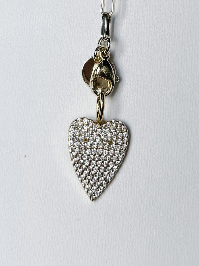 Clear Crystal Moody Heart