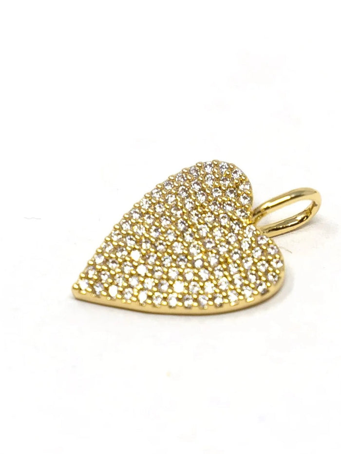 Mini Clear Crystal Moody Heart