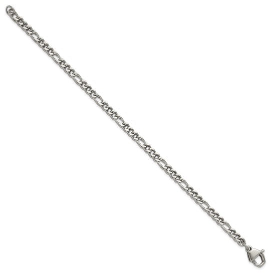 Chisel Stainless Steel Polished 4mm 8.5 inch Franco Chain Bracelet
