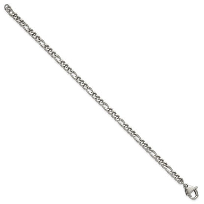 Chisel Stainless Steel Polished 4mm 8.5 inch Franco Chain Bracelet
