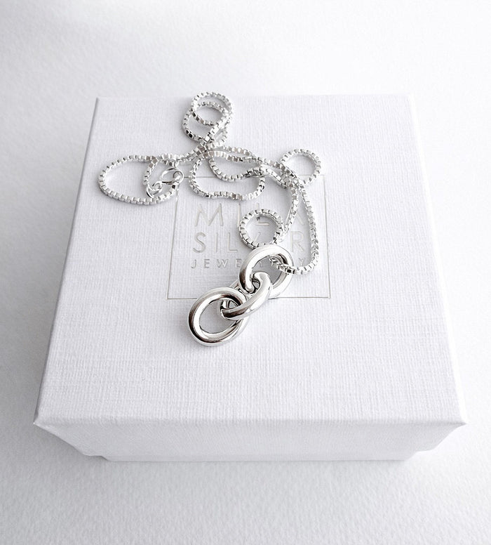 Chunky 12 mm Links Halsband | 925 silver
