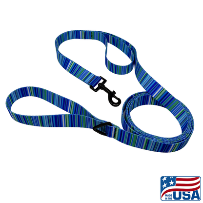Grab your pup and hit the trail—outdoor adventures together are the ultimate stress-buster and friendship builder. This leash features rugged, heavy-duty webbing and hardware built to withstand every romp and ramble. Proudly crafted right here in Washburn, Wisconsin, it's gear you can trust for all your shared explorations.