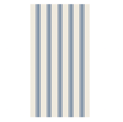 Hester & Cook Party Cornflower Blue Linen Stripe Guest Napkins