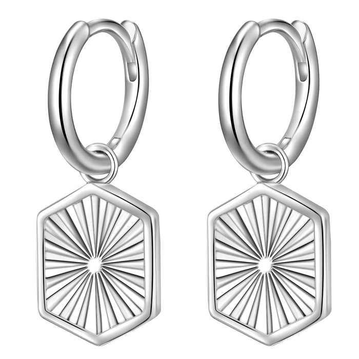 Creolen GEO-DESIGN silber