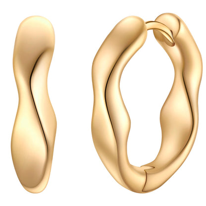 Creolen gold geschwungen