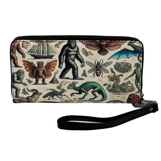 Cryptids and Mythological Creatures Clutch Women Wallet