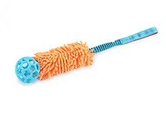 Custom Hanging Bungee Dog Chew Toy Plush Fur Dog Tug Pull Toy Interactive Dog Toys For Aggressive - Dog.Dog.Cat.