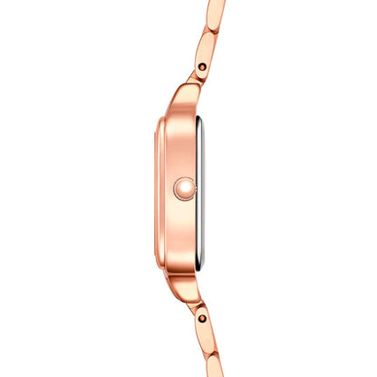 Damen Uhr Maxvorstadt braun mit Edelstahl-Armband roségold