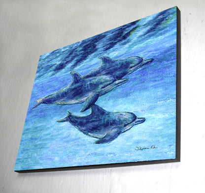 Dolphin Cruise Wall Art Panel