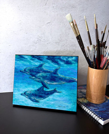Dolphin Cruise Wall Art Panel