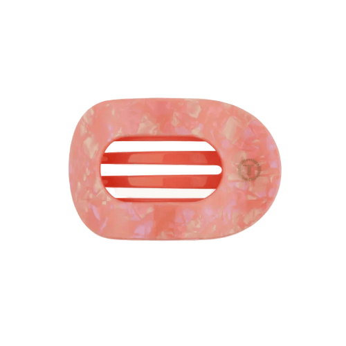TELETIES Dreamsicle Small Flat Round Hair Clip