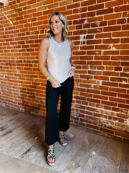 Edlin Tank Top, Heather Taupe