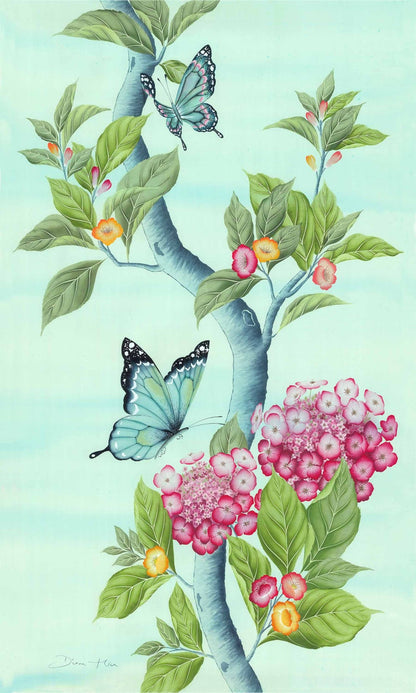 Ella Limited Edition Art Print - Blue - Diane Hill