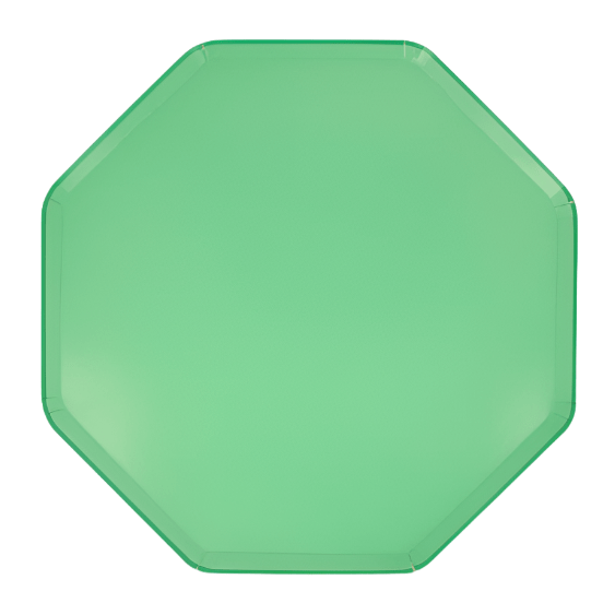 Meri Meri Party Emerald Green Dinner Plates