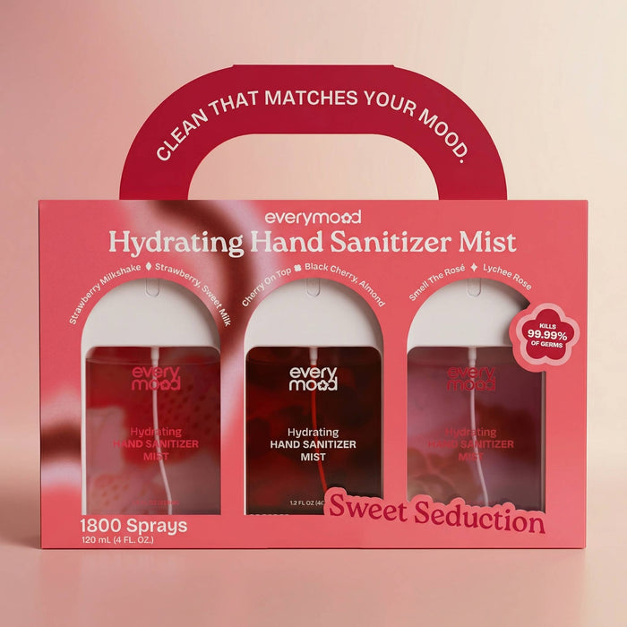 EveryMood Sweet Seduction 3Pcs Spray Mist Hand Sanitizer