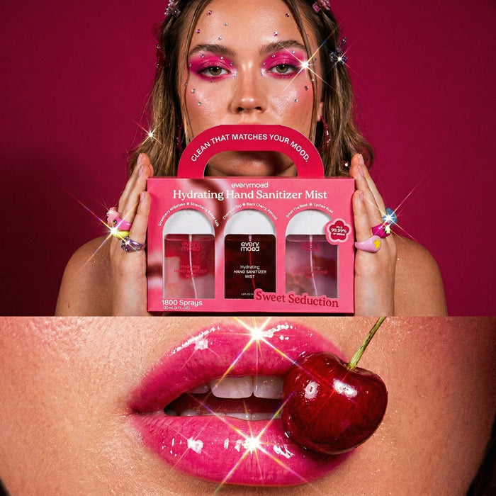 EveryMood Sweet Seduction 3Pcs Spray Mist Hand Sanitizer